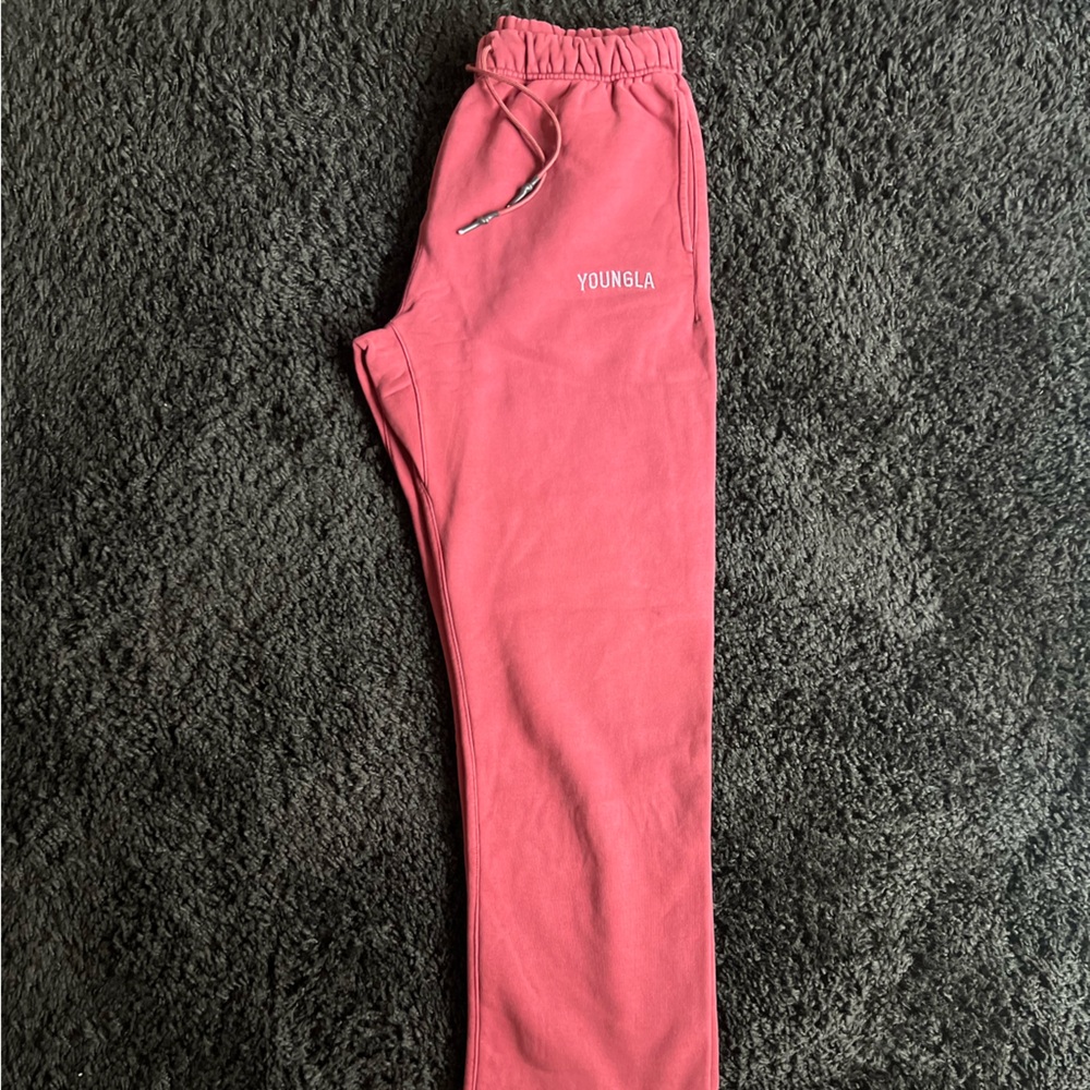 YoungLA Brick-Red Sweat Pants! Size Xl 🔥🔥🔥 - Picture 3 of 5